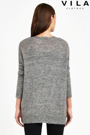 Vila V-Neck Knit Top